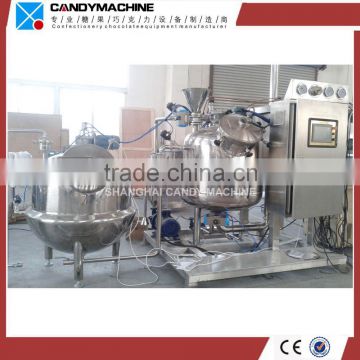 Toffee processing line continuous cooker