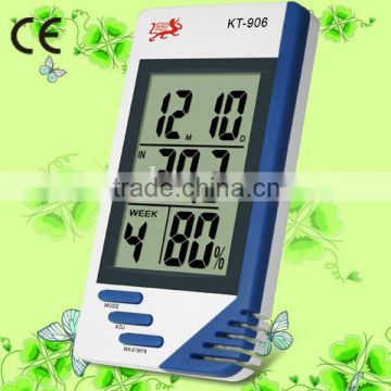KT906 digital multi thermometer automatic clock