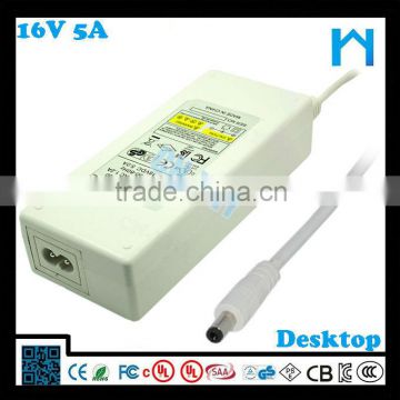 Low price for led bar 110v ac 16V dc 5a power adapter