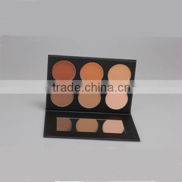 Top quality hot selling cosmetic concealer with powder makeup palettes 6 color