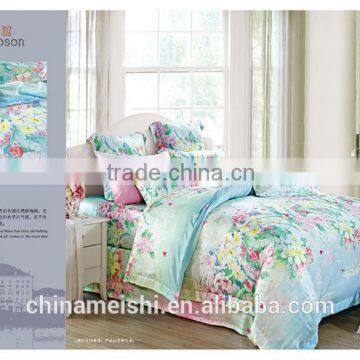 50S Soft Touch Home Using Tencel Bedding Set Reactive Printing Duvet Cover Set Bed Sheet,Bed Cover,Pillow Case