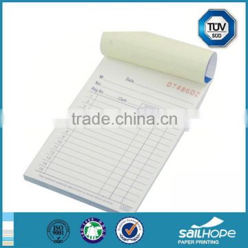 Top quality top sell triplicate business invoice book