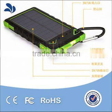 Shenzhen wholesale solar mobile portable battery charger In promotional