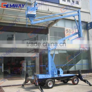 8m diesel power mobile articulated hydraulic boom lift