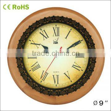 2015 new 9 inch wall clock for sale (9W28LY-15)