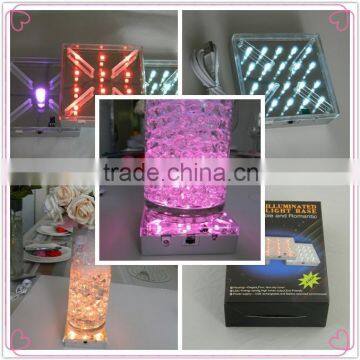 Factory wholesale rechargeable table centerpieces Event decoration party lights with 20pcs led