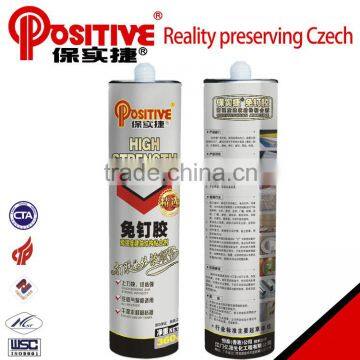 White color liquid nails construction adhesive