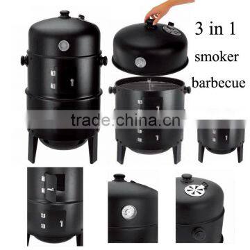 16 inch 3 in 1 smoker bbq grill