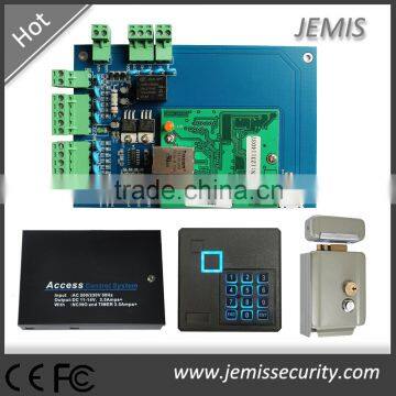 TCP/IP RS232/485 Wiegand RFID Single door access controller board