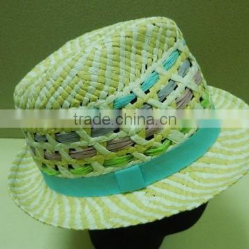 Wholesale hand fedora paper straw hats women