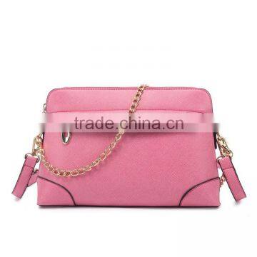 Ladies PU Long Chain Colorful Messenger Bag China Supplier