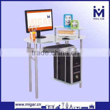 Simple design Glass office pc desk MGD-1251G