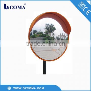 Convex blind spot mirror for driveway