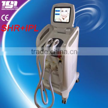 High quality hot sale in Europe and South America two handles hair removal shr ipl machine
