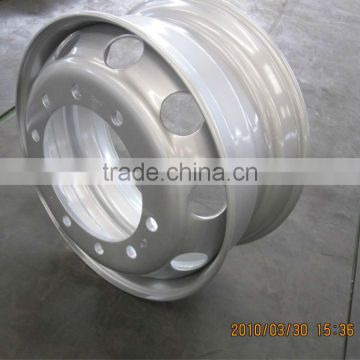 Tubeless steel truck wheel Rim 22.5x9.00