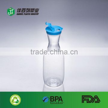 Plastic BPA free best sell clear juice glass bottle