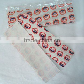 paper/plastic garbage bag twist ties/closure with warning printing