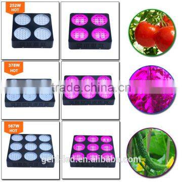 High performance modular led grow lights 126x3w full spectrum