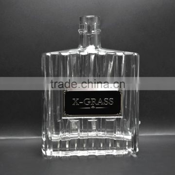 750ml alcohol Liquor bottle brandy whisky XO glass bottle wholesale