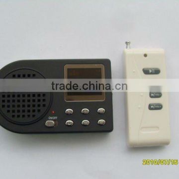 Hunting bird mp3 player with Remote of 100M.