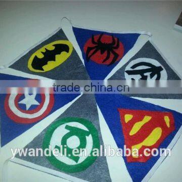 Comic Retro Superhero Kids Party Bunting Flag FOR Childern Bedroom