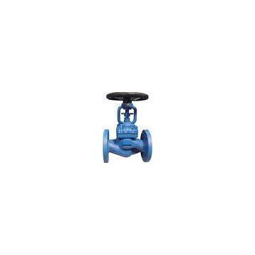 Bolted Bonnet Bellows Seal Globe Valve PN40 Flange With Dual Seal