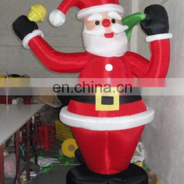 advertising holiday Christmas inflatable santa