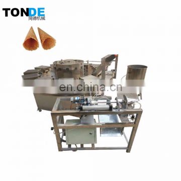 Commercial Wafer Biscuit Making Machine/Ice Cream Cone Baking and Rolling Machine