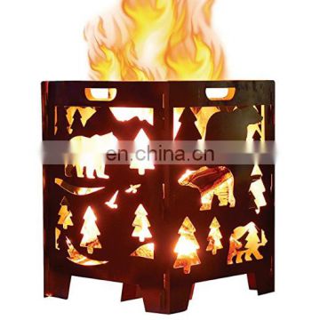 Hot Sale Heavy Duty Large Steel Fire Pit/Stove Box