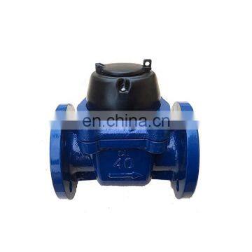 ISO 4064 Class B DN40 Cast iron horizontal agricultural woltmann dry-dial magnetic removable type water meter