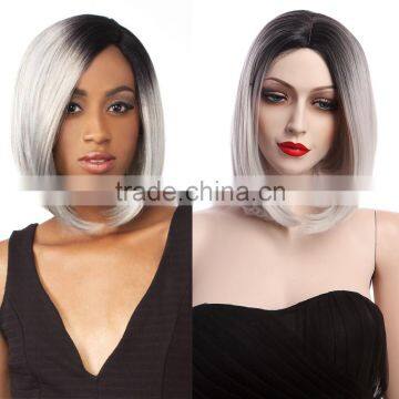 Japan's Hair Woman Short Straight Full Cap Wigs synthetic Wig 4111