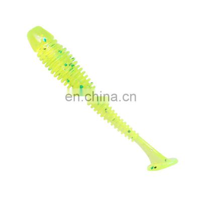 Hot sell 6cm 1.3gg  artificial pvc plastic earthworm swim baits soft worms fishing lure