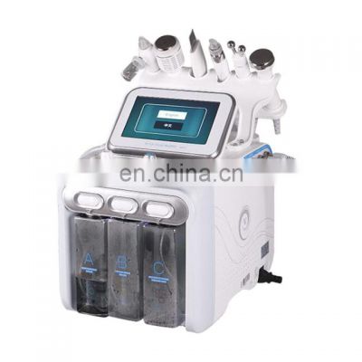 Professional 6 in 1 oxygen peeling microdermabrasion deep cleaning skin rejuvenation small bubble