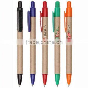 Eco-friendly paper ball pen recycled paper pen