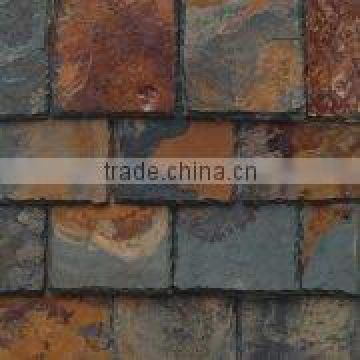 Rusty natural slate tile