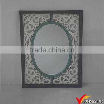 Carving Decorative Wood Framed Large Antique Wall Mirrors
