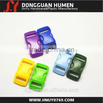 Popular small colored dog collar buckle curved type buckle