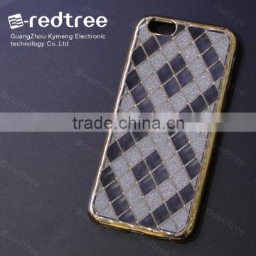 Popular Electroplate Grid Cell Phone Cases for Samsung Galaxy s6