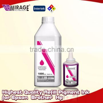 Highest Quality Refill Pigment Ink for Epson Brother Hp