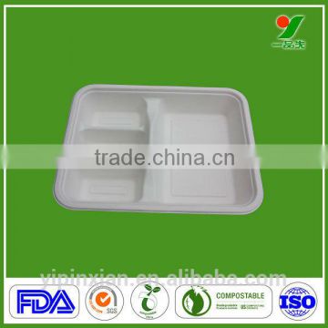disposable biodegradable bagasse food and fruit pulp tray