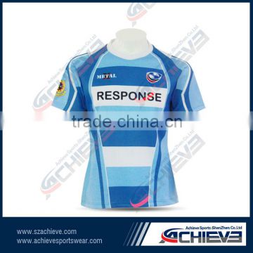 All New Custom Polyester Sublimated Rugby Top