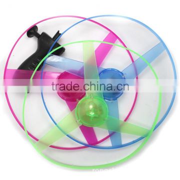 LED light toy flying frisbee light up frisbee led flywheel for kids