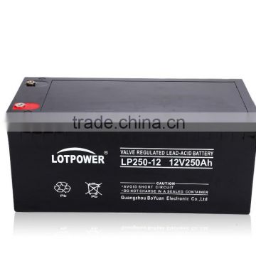 CE ROHS 250Ah 12V Ups / Eps Rechargeable Vrla Battery