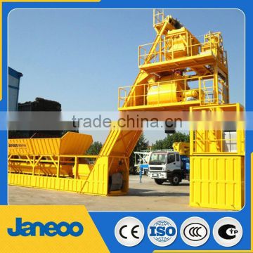 HZS100D Foundation free low cost concrete batching plant price