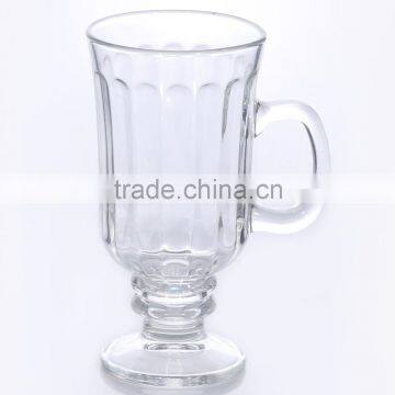 Clear Ribbed Ice Cream Cups With Stand