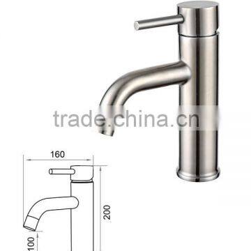 SUZAN(3301) Lead free sus304 stainless steel basin faucet(kaiping)