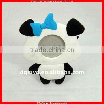 cute panda PVC photo picture frame with hard magnetic (MYD-PF1417)