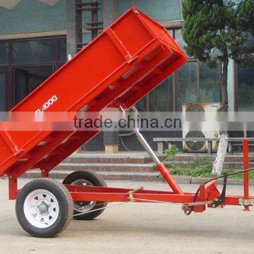 garden machinery agriculture implements ,Wheel tralier,Tipping Tralier tractor attachment TL1000