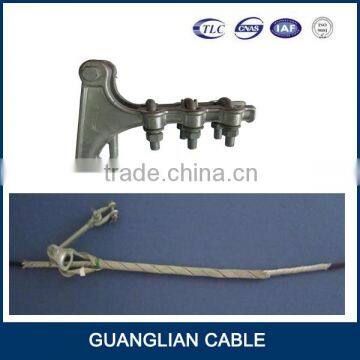 china manufacturing overhead power line fitting OPGW dead-end fiber cable tension fittings