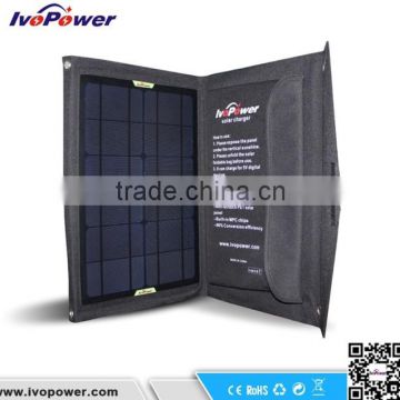 15W monocrystalline siliconsolar foldable solar charger